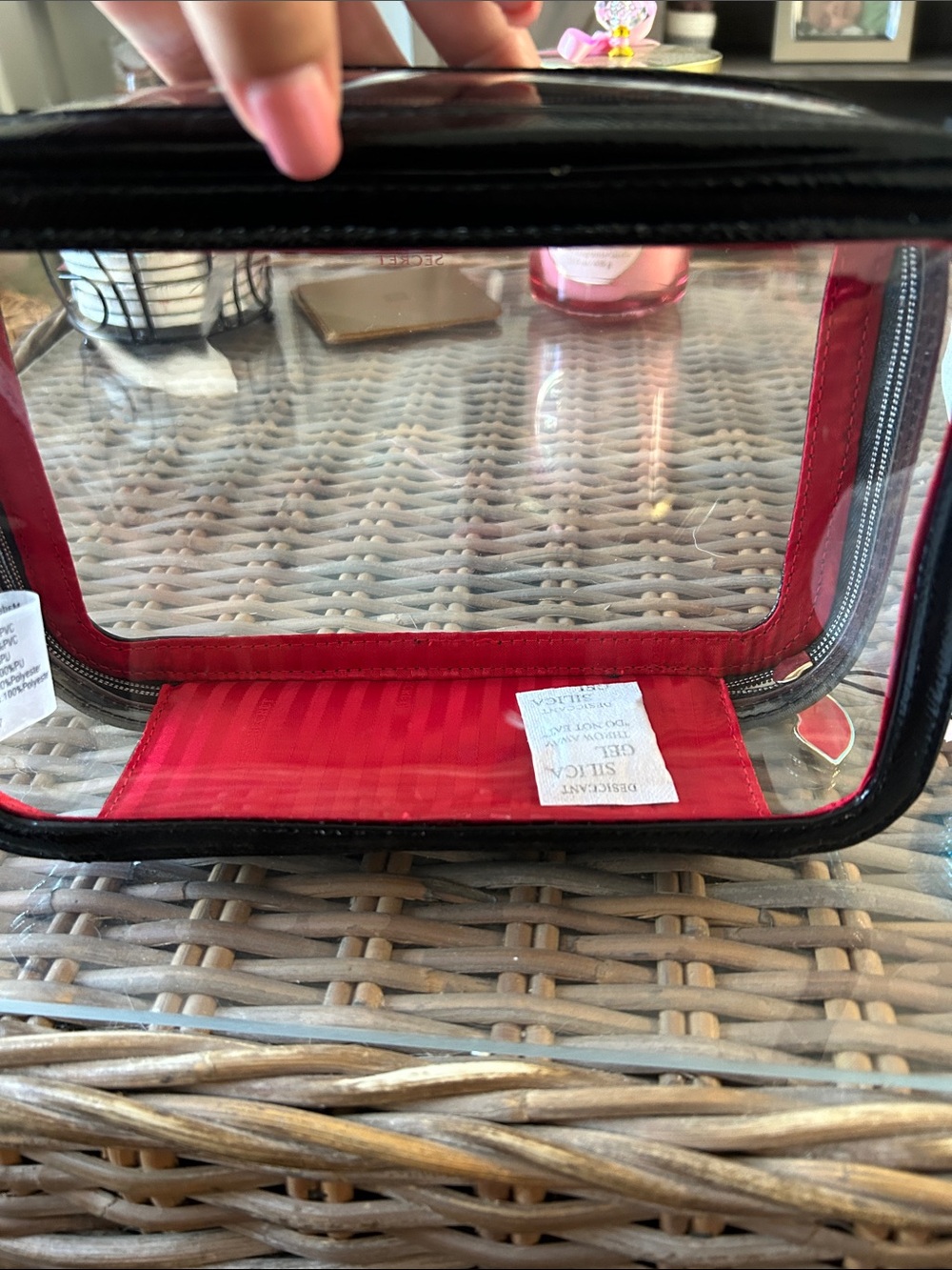 Victoria's Secret Red, Black & Leopard Cosmetic Bag Set - Picture 12 of 13